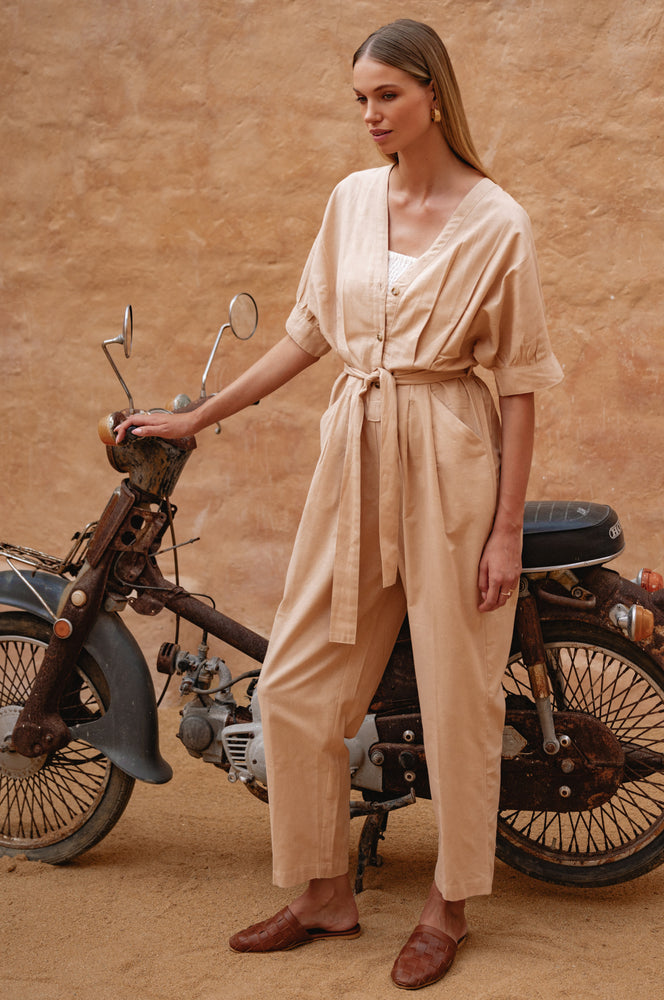 
                  
                    Arno Linen Jumpsuit
                  
                