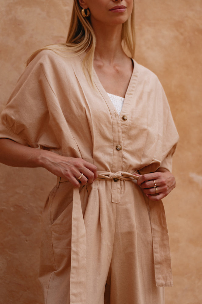 
                  
                    Arno Linen Jumpsuit
                  
                