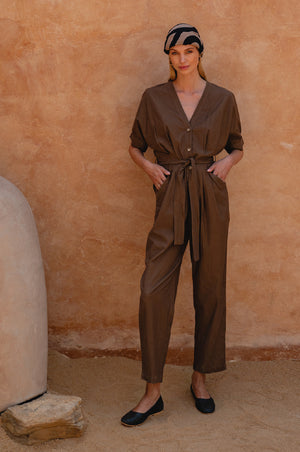 
                  
                    Arno Linen Jumpsuit
                  
                