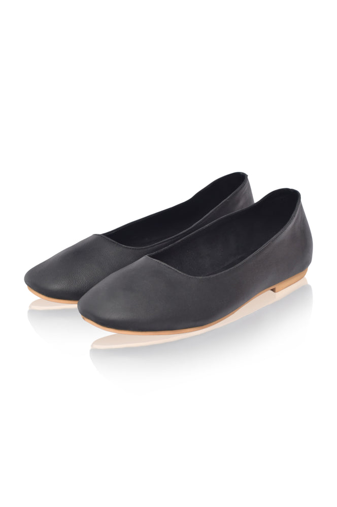 
                  
                    Naples Leather Ballet Flats
                  
                